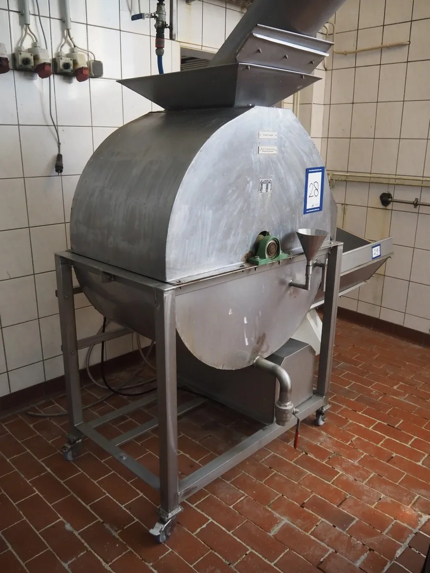 VEB mobile drum washer, machine number: 1204, 380