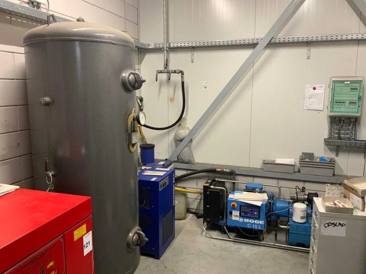 2012 Boge C 15L Schraubkompressor-Installation