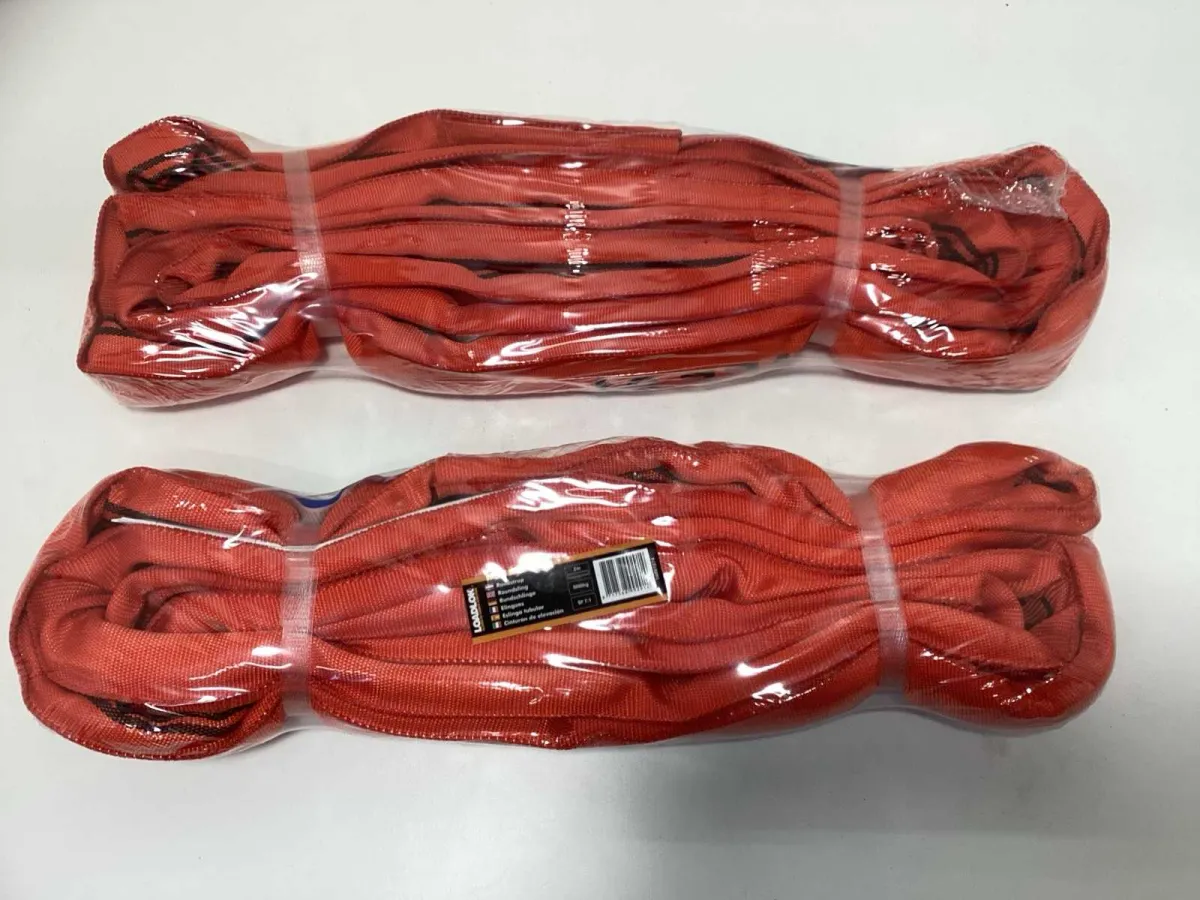 (2x) LoadLok Heberiemen / Rundrieme - 5000 kg - 2 m