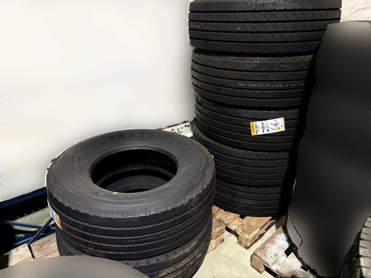 7x TRAZANO Smart Trans T Trailerreifen 385/65 R22.5 - Neu