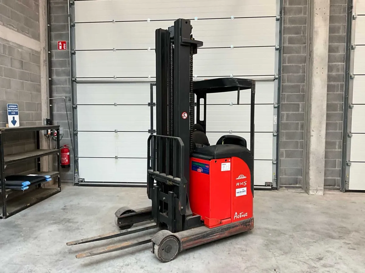 2003 Linde R14S aktiver Reach-Lkw