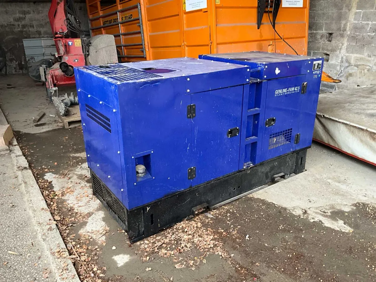 GENLINE-FAW 42.5 Schalldichter Diesel-Generatorsatz – Baujahr 2015