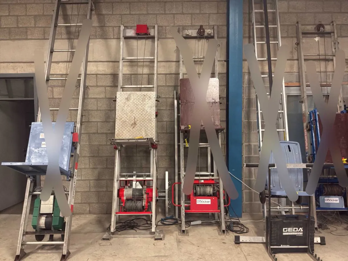 Steinweg-Leiterlift inkl. Box + Buckling + Rack