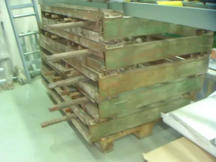 Rahmenpresse mit 5 Rahmen und 5 Spannschrauben – Holzbearbeitungsrahmenpresse, 5 Rahmen und 5 Schrau – RESALE
