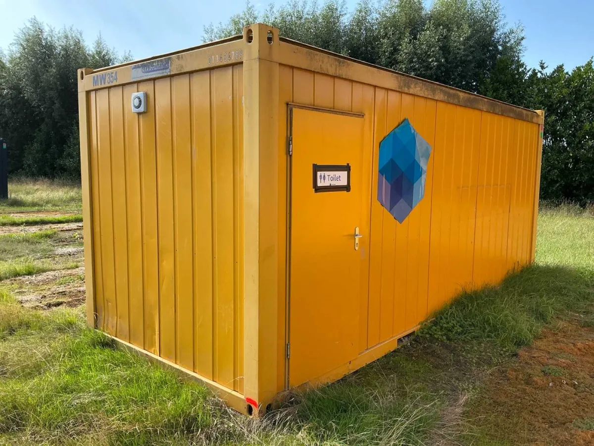Containex Toiletten-Demontierbare Büroeinheit