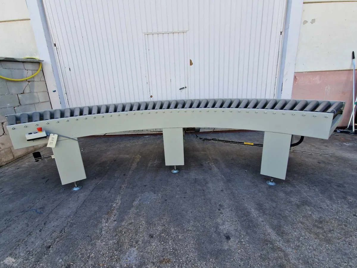 90° Motorisierter gebogener Walzentransfer