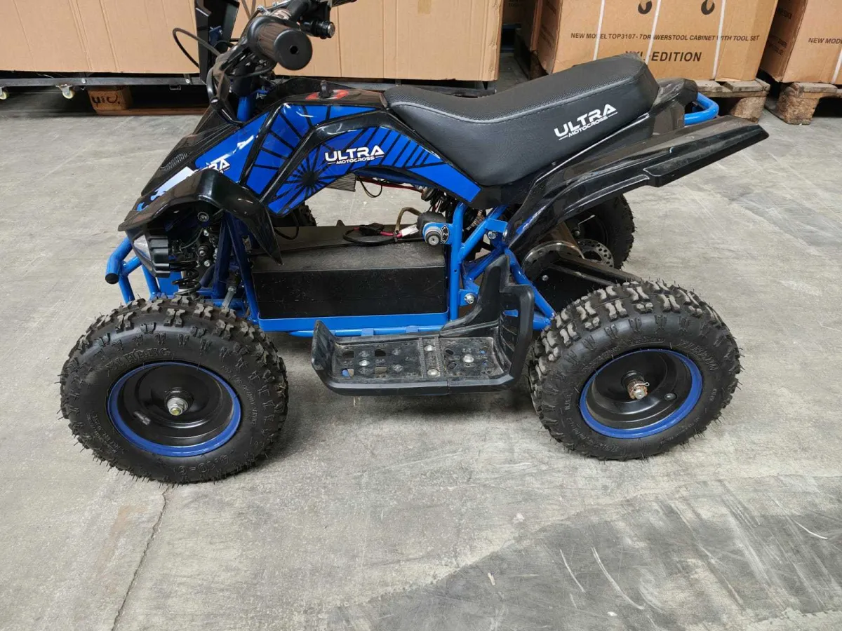 Kinder-Quad Ultra 800w Blau