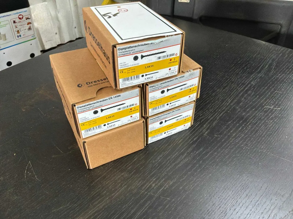 Gipsplattenschrauben Schrauben 3,9x35 (1250x)