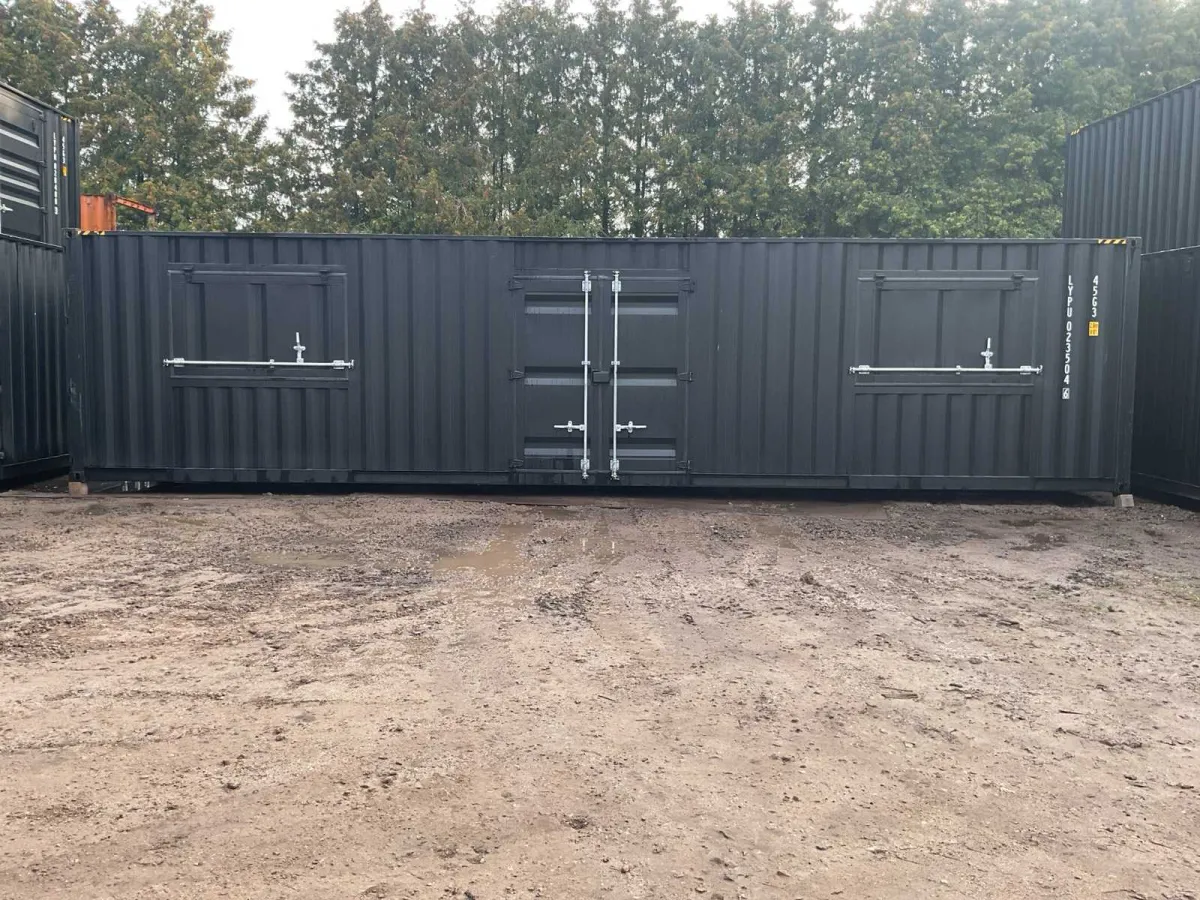 Rhino-Cross-Container 40 Fuß hoher Würfel-Versandcontainer mit 2 Fenstern und 1 Mini-Tür