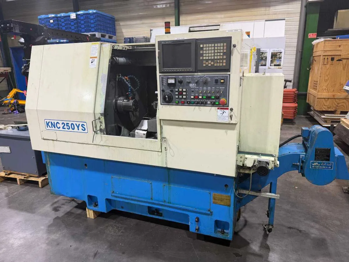 Kitamura KNC 250YS – Iemca Doppelspindel-CNC-Drehbank mit Stabzufuhr