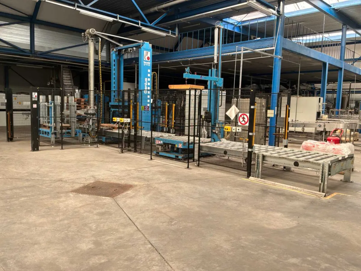2004 Berchi Group Genius Palettisierungssystem mit Stapelfunktion