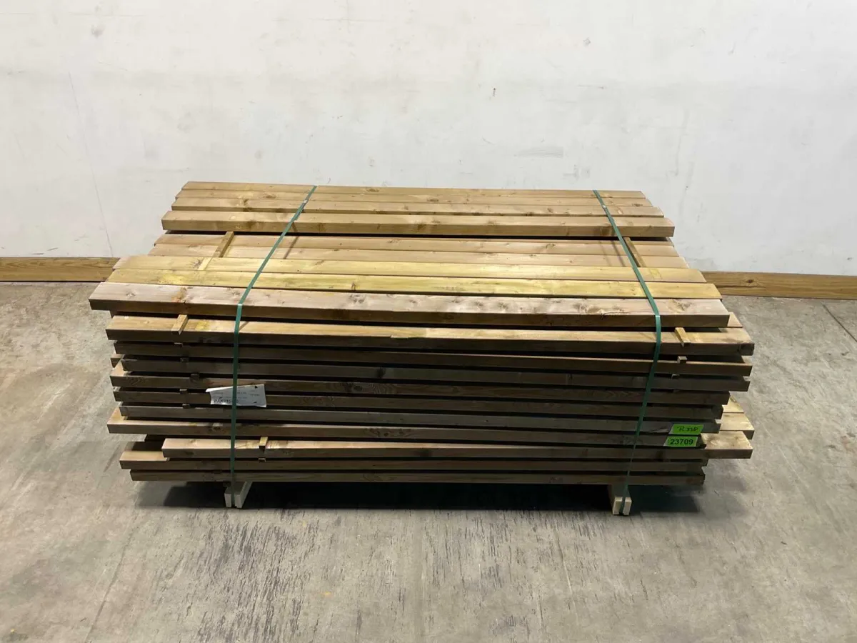Weichholzbalken gehobelt 45x95x1910 mm – KDI brauner S4S R3 (137x)