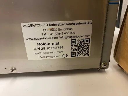 Warmer Ofen – HUGENTOBLER Hold-o-mat 323 – RESALE