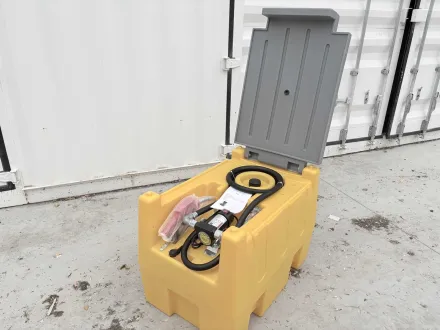 Mobile Dieseltankstelle 240 L mit 220V Pumpe – Zapfpistole & Schlauch – RESALE