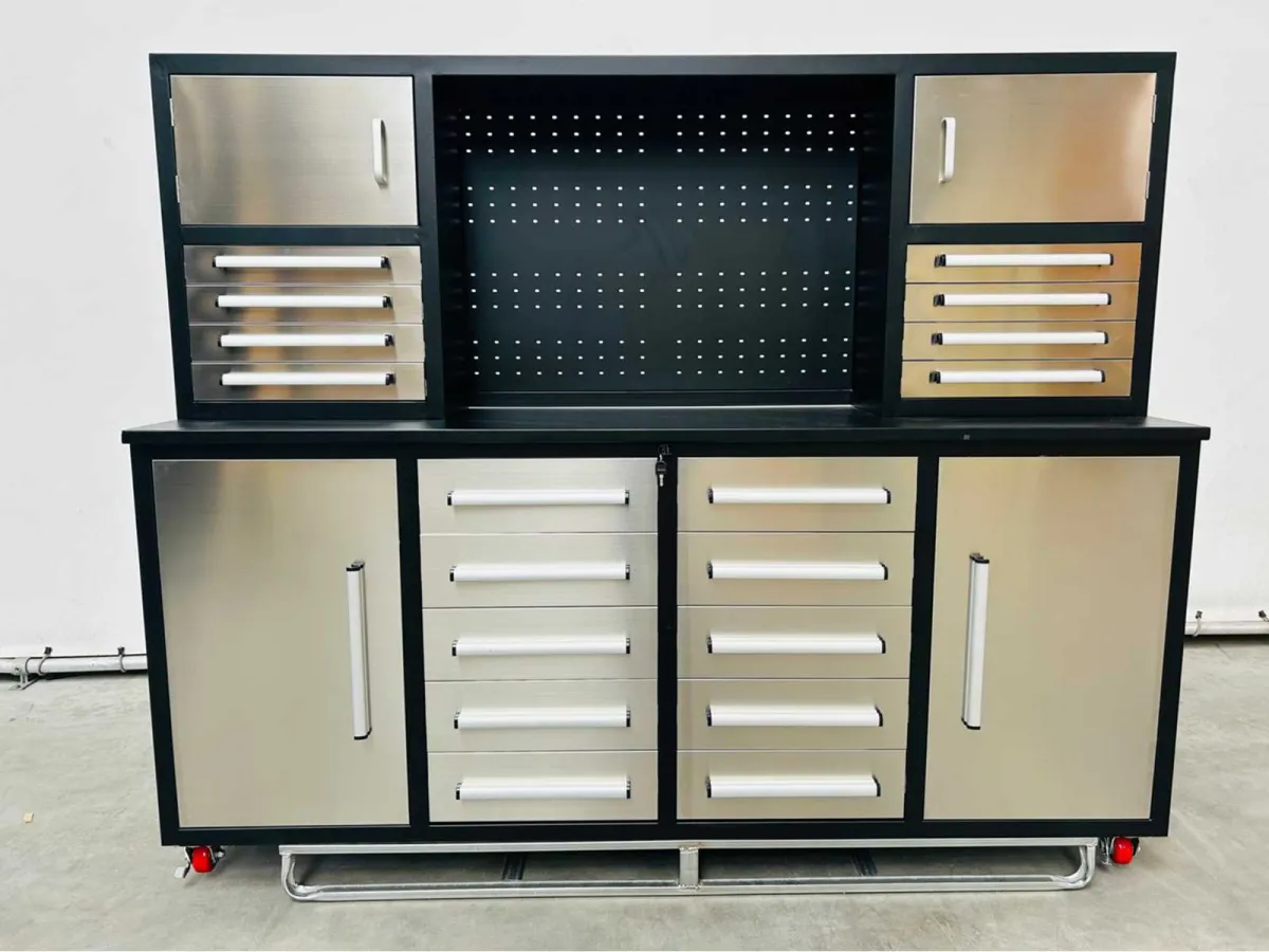 RTE - 7420 - Werkbank in der Garage 2200x580x1890mm