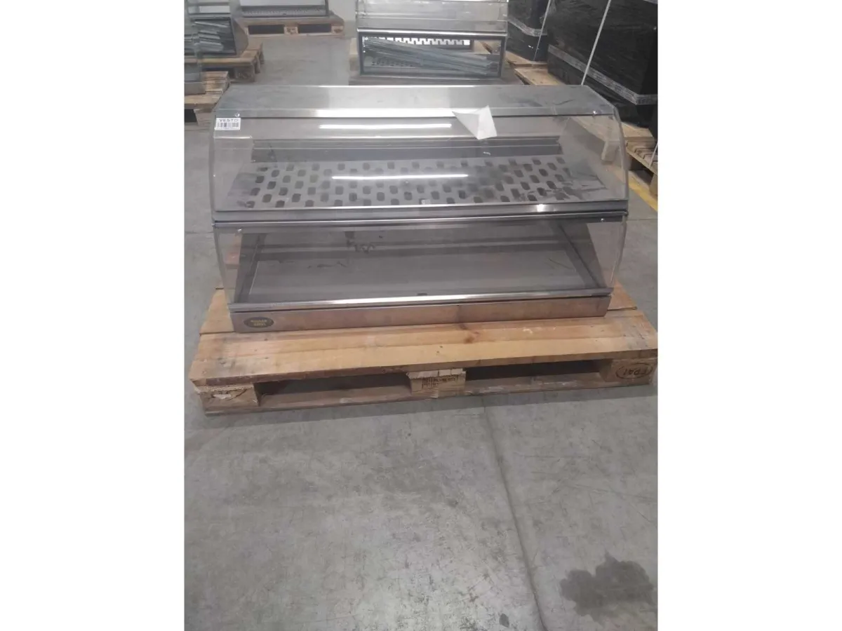 Beheizte Arbeitsflächenvitrine + Modul – Rollgitter VHC 1000