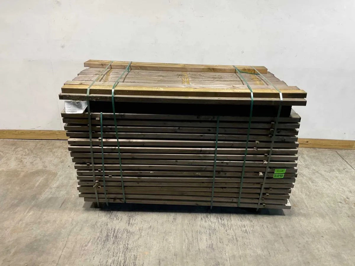 Weichholzbalken gehobelt 45x95x1910 mm – KDI brauner S4S R3 (208x)