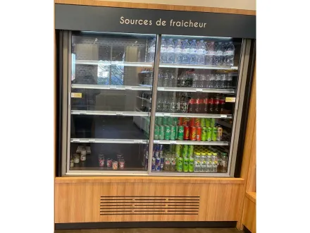 Wandmontierte Kühlvitrine 2P-Schiebeverglasung – Fogal – RESALE