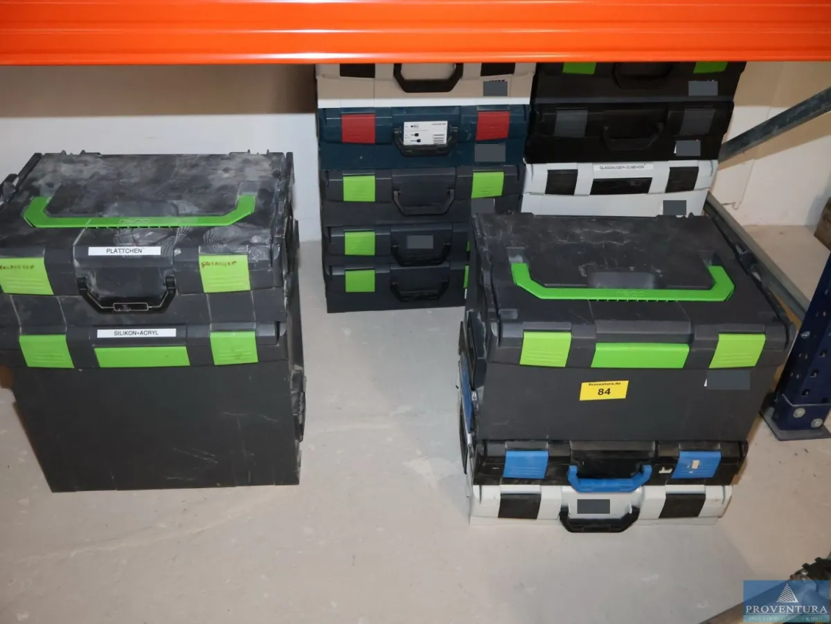 Systainer RECA/BOSCH sowie weitere gesamt ca. 13 S