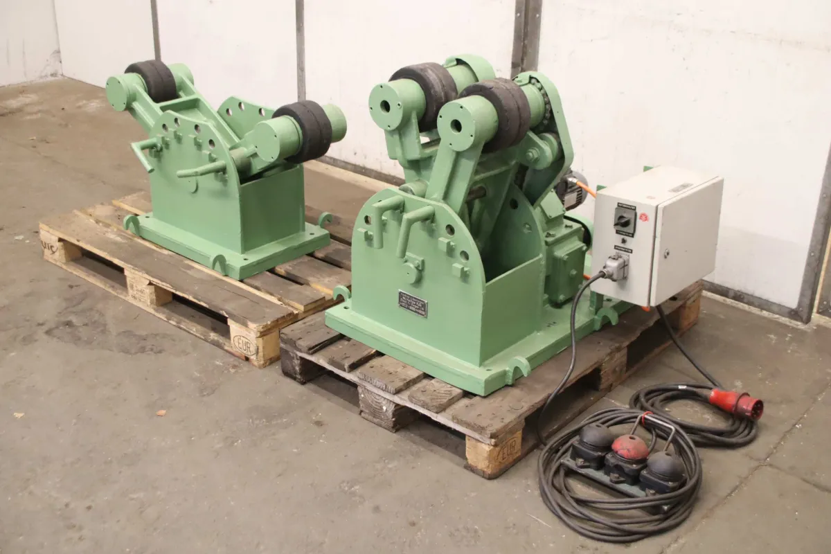Heitze 405/0 Rollenabstand 240 - 780 mm Behälterdrehvorrichtung Ton