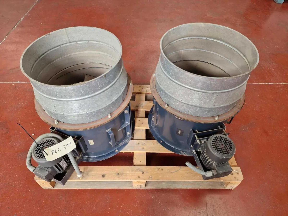 1994 SODECA HPX 45 4T 0,5 axiale Abluftventilatoren (2x)