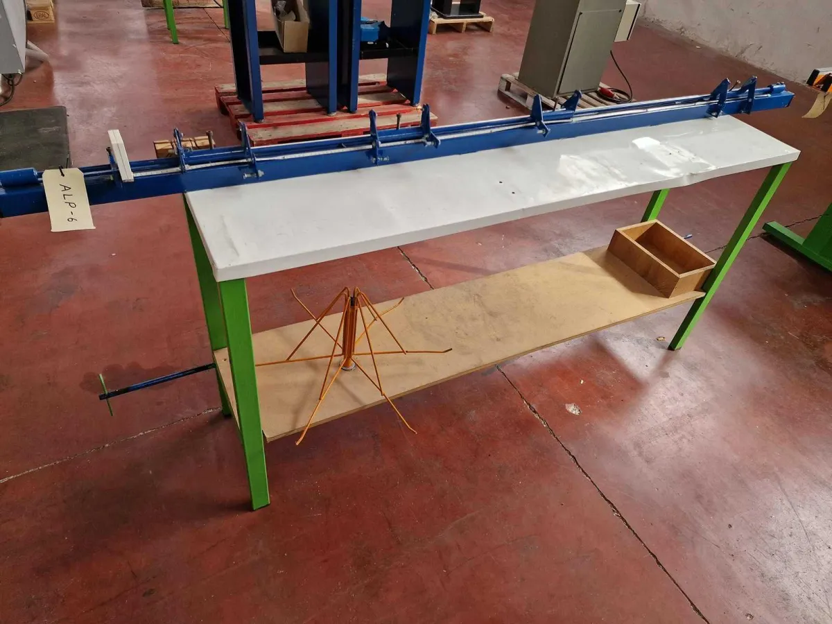 Aluminium-Holzverarbeitungstisch und -trolley