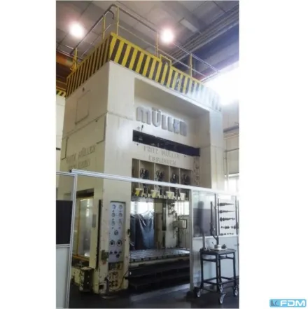 Müller ZE 800-35.2.1 hydraulische Doppelständer (zieh) presse – RESALE