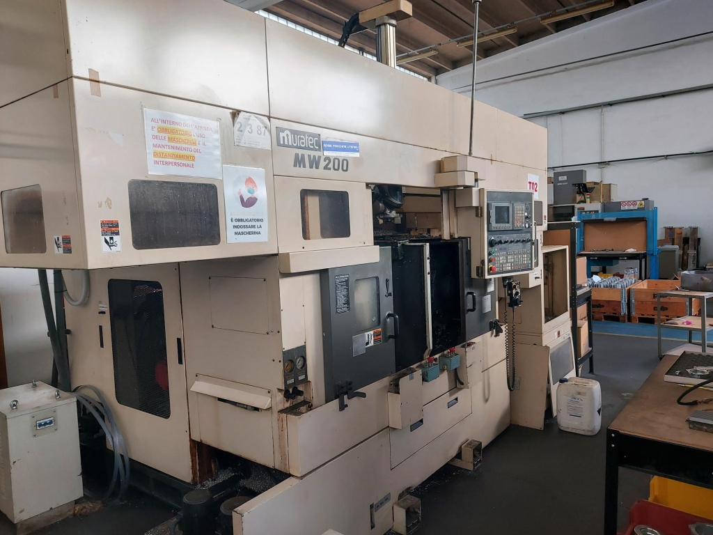 Muratec MW 200 Doppelspindel-Frontdrehmaschine