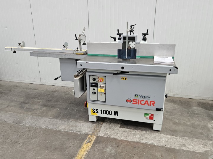 SICAR SS 1000 M CE tischfräse mit zapfenwagen