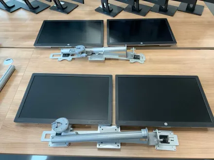 HP EliteDisplay E242 2 Monitore am Arm (4x) – RESALE
