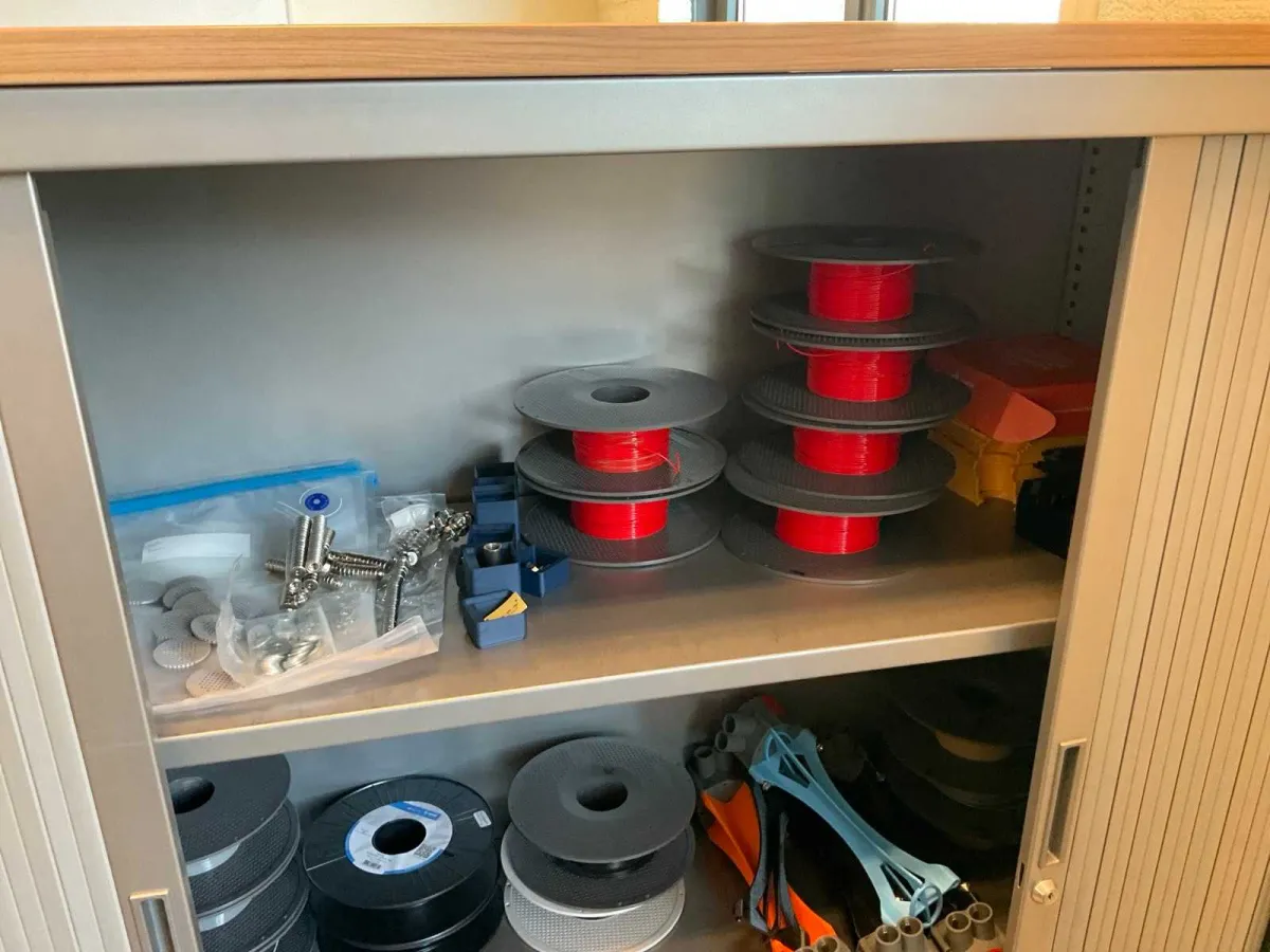 3D-Druckmaterial im Gehäuse