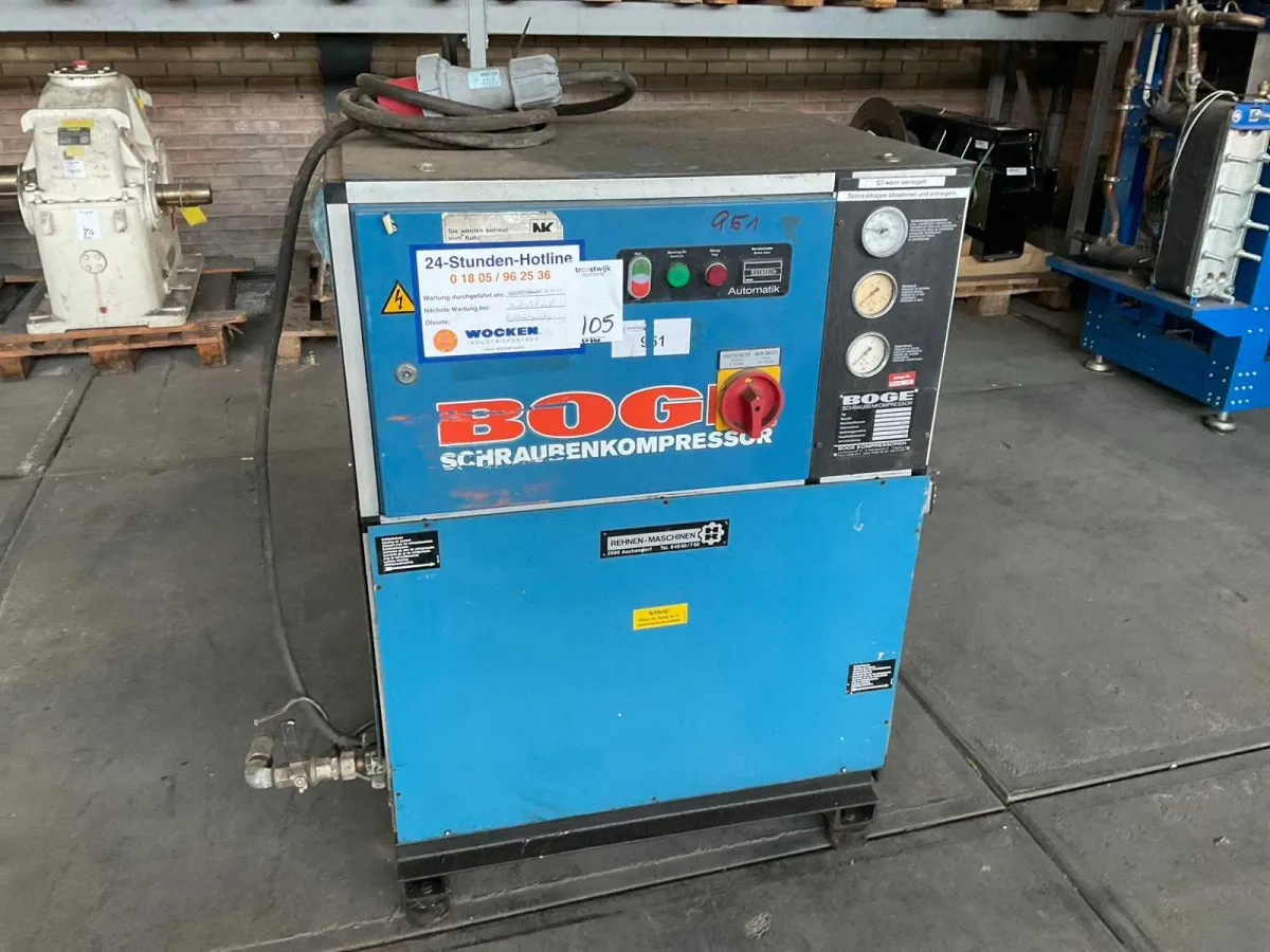1990 Boge Vlex 15 R-7 Schraubenkompressor