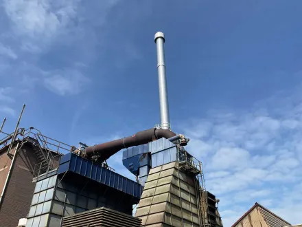 Bos Nieuwerkerk BV - BNP25041 - Schornstein mit Absaugung und Filtern – RESALE