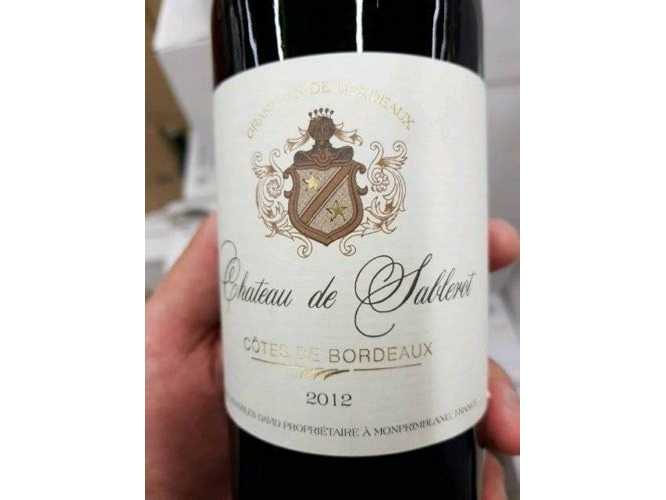 CHÂTEAU SABLEROT Rotwein – Premieren der Côtes de Bordeaux 2022 (30 Mal)