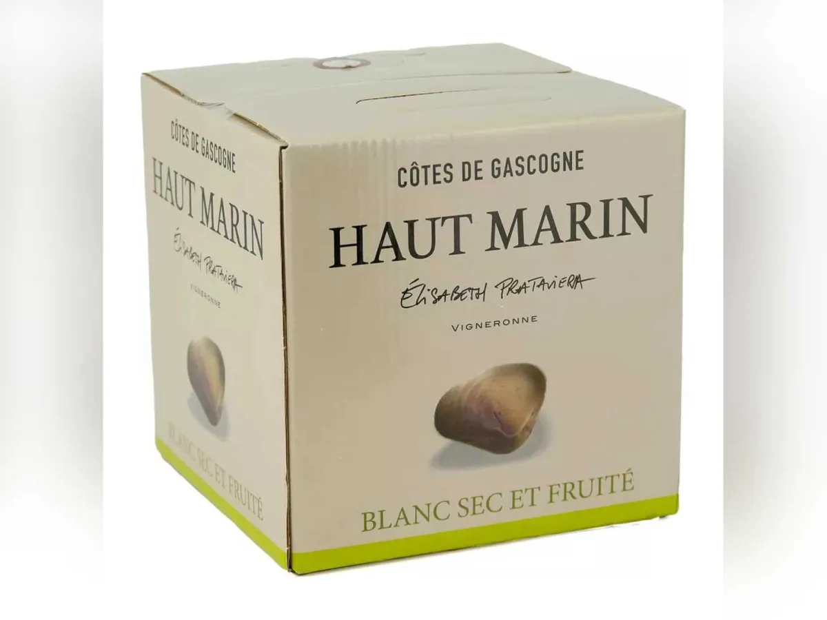 DOMAINE HAUT MARIN 5 L (BIB) Weißwein – Trockener Weiß Fruchtig – IGP Côtes de Gascogne (10x)
