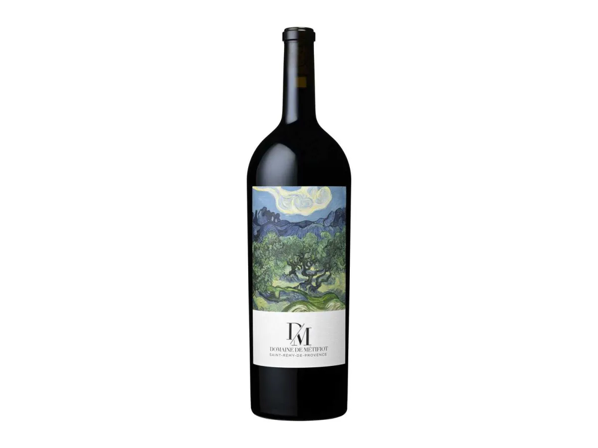 DOMAINE DE MÉTIFIOT Rotwein – Roter Van-Gogh-Tisch – IGP Alpilles 2023 (12x)