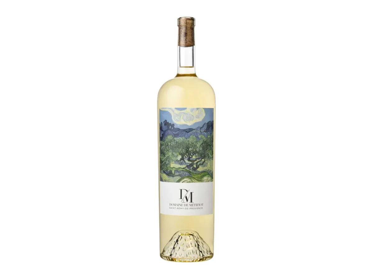 DOMAINE DE MÉTIFIOT 1,5 L (MAGNUM) Weißwein – Weißes Gemälde Van Gogh – IGP Alpilles 2025 (3x)