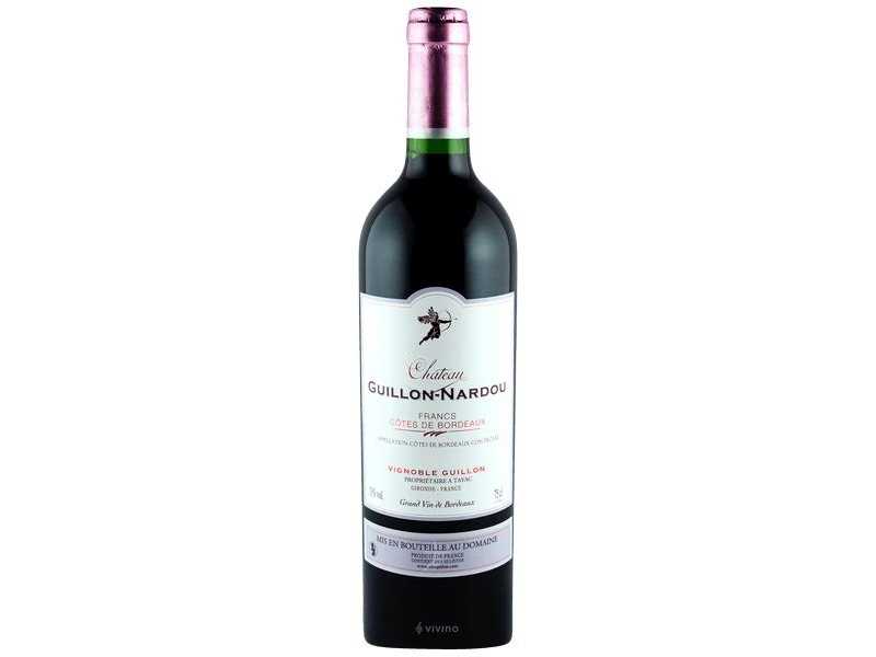 CHÂTEAU GUILLON NARDOU Rotwein – Francs Côtes de Bordeaux 2016 (72x)