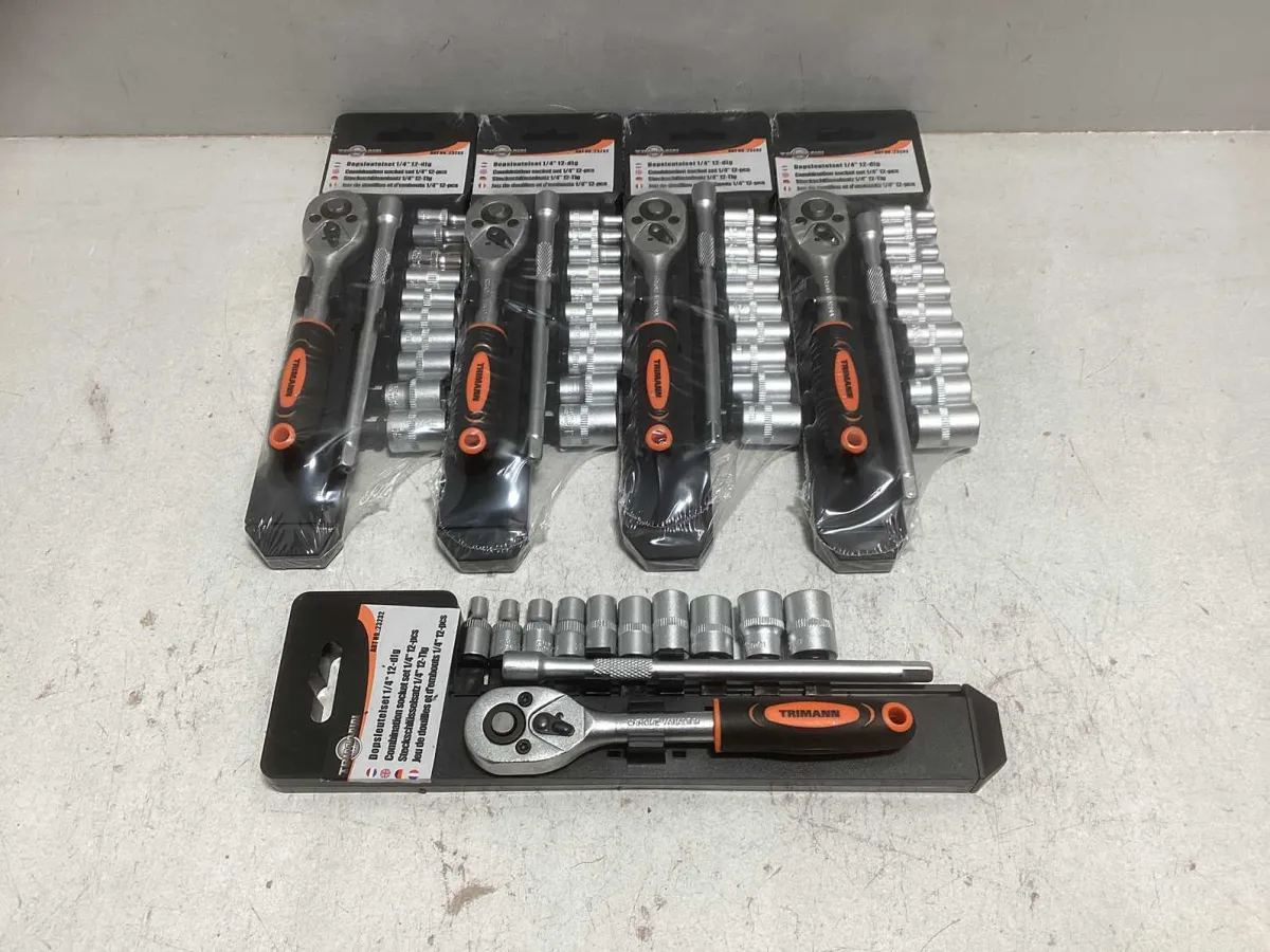 Trimann socket set 1/4 12 pieces (5x)