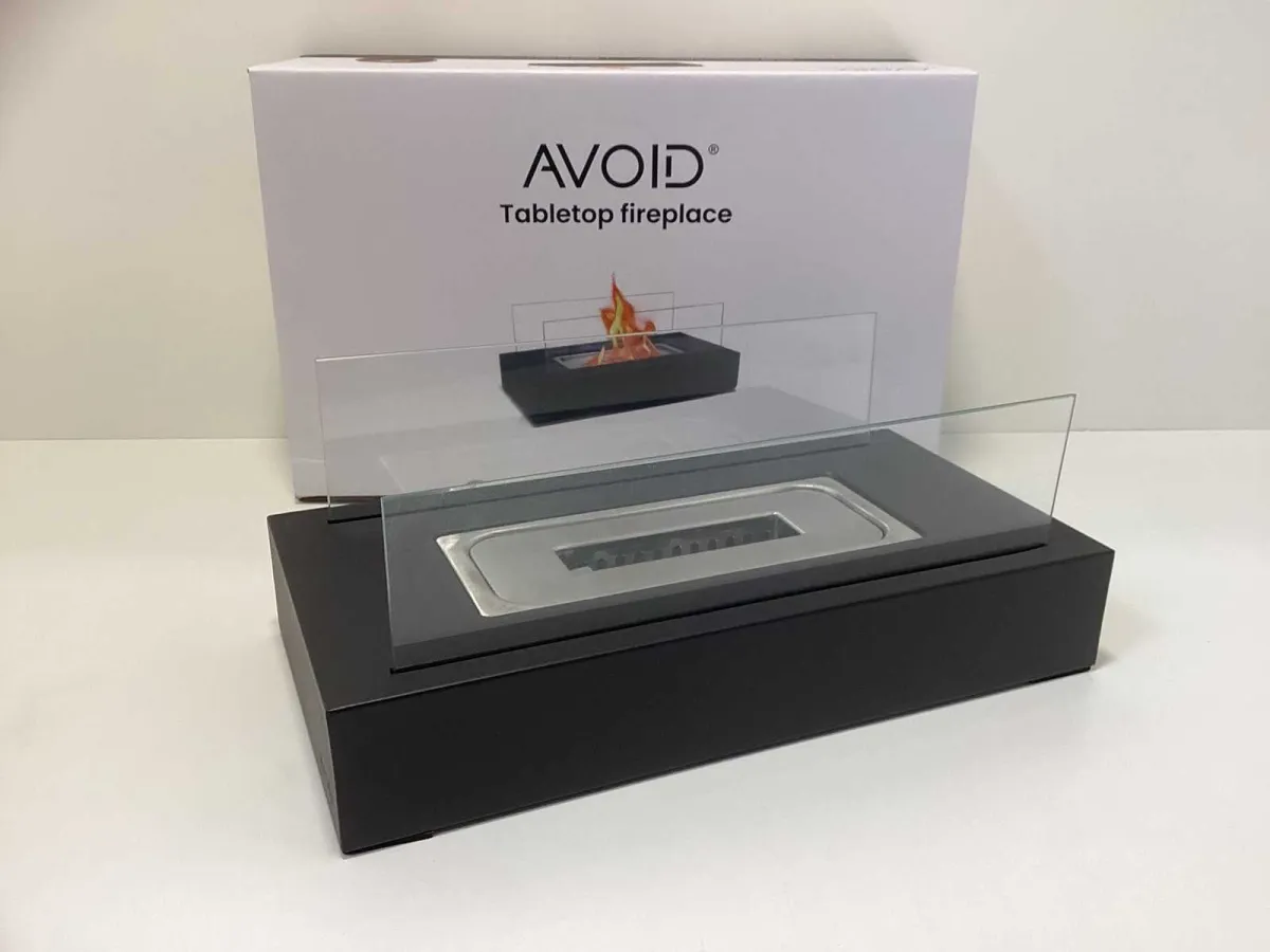 AVOID Modern Bio-Ethanol Table Fireplace (2x)