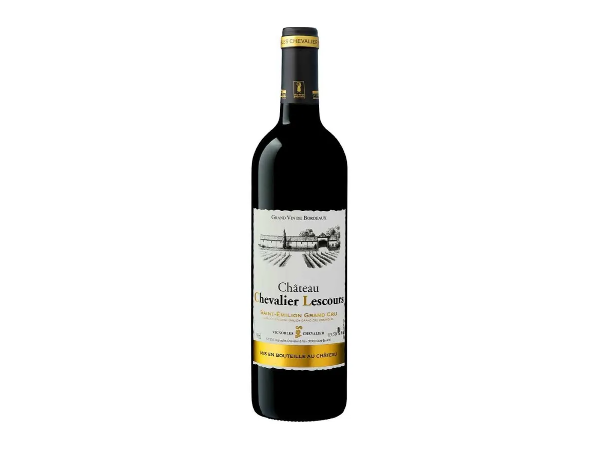CHÂTEAU CHEVALIER LESCOURS Rotwein – Saint-Émilion Grand Cru 2020 (30x)