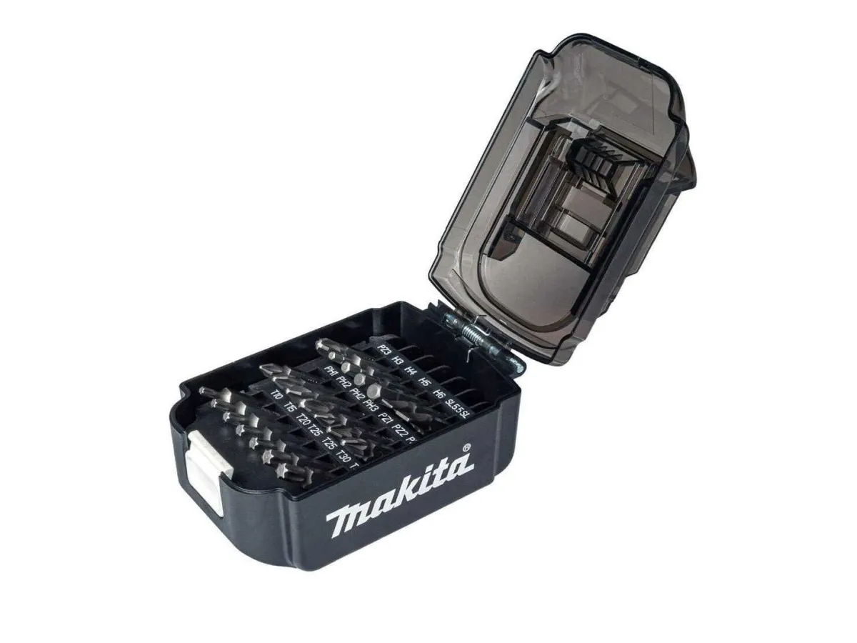 Makita 31-teilige Batterie Bitset-Bitset-Bits, Bohrer und Meißel (2x)
