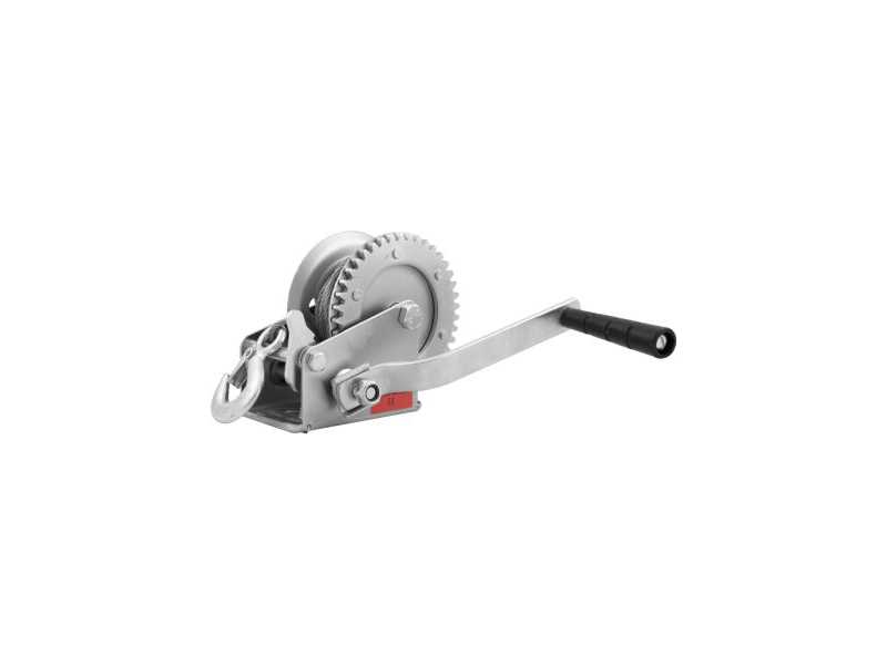 ANHÄNGERFAHRRAD HANDWINDE + SEIL + HAKEN, 540 KG