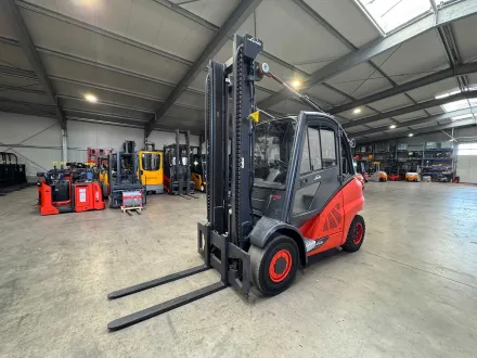 2014 Linde H50D 5.000kg 3.+4. Ventil Kabine AC Klima Dieselstapler Gabelstapler 4.877 Stunden – RESALE