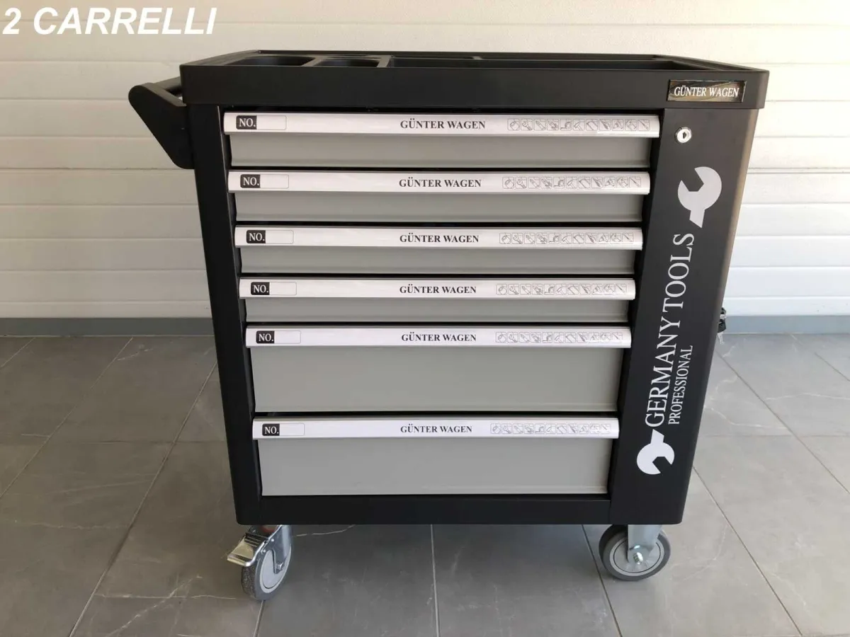 PROFESSIONELLER Satz von 2 Werkzeugwagen