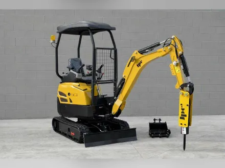 HT18 Mini-Bagger KUBOTA MOTOR + Sprenghammer – RESALE