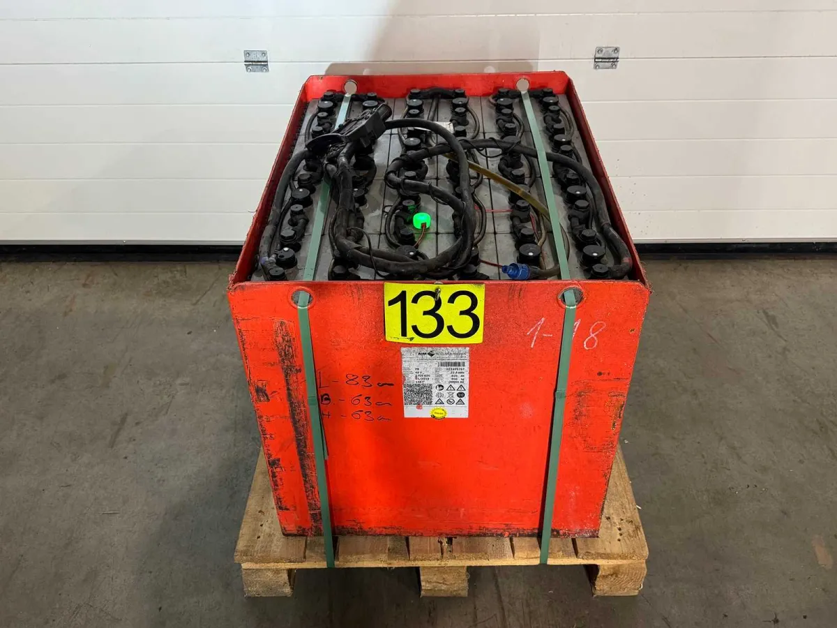 01/2019 48V 625Ah Gabelstapler Batterie Akku LxBxH = 83x76x63cm