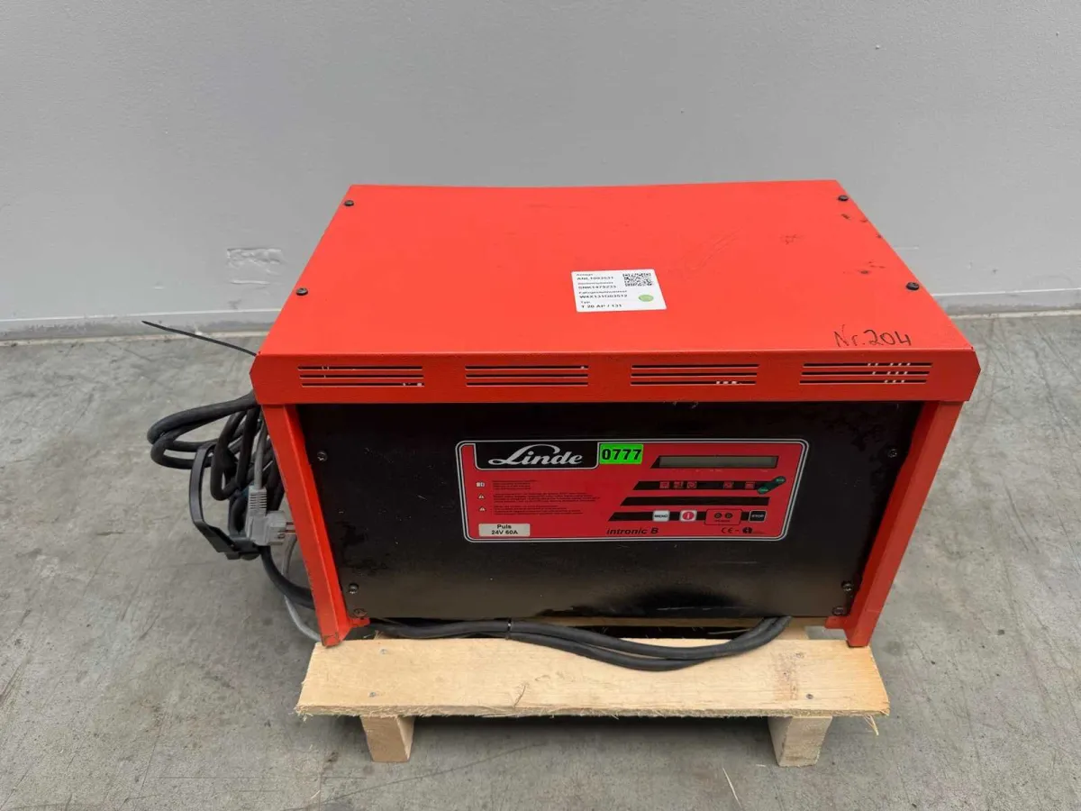 2016 Linde 24V 60A 370-570Ah Hubwagen Ameise stacker Gabelstapler Ladegerät charger