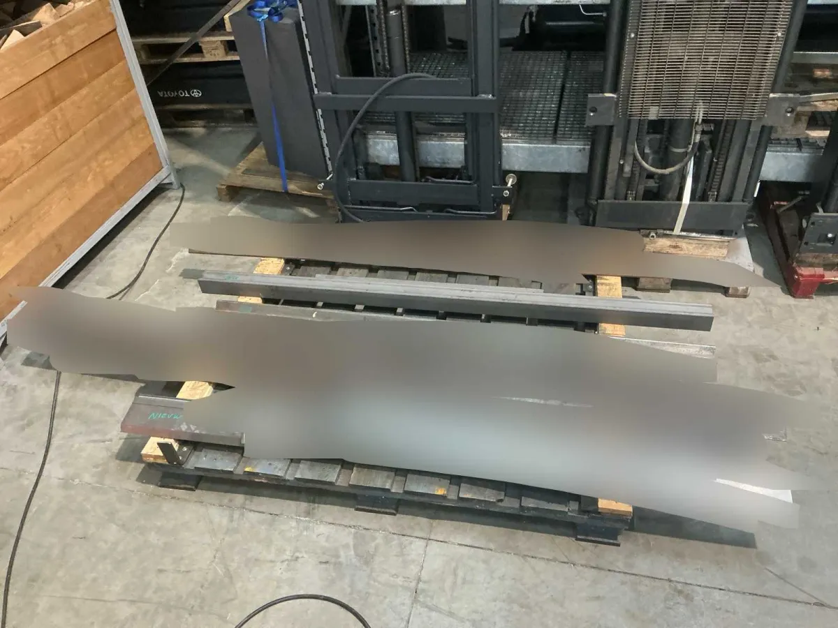 Pressbremse Multi-V-Block 75 × 75 mm – Länge 3.100 mm