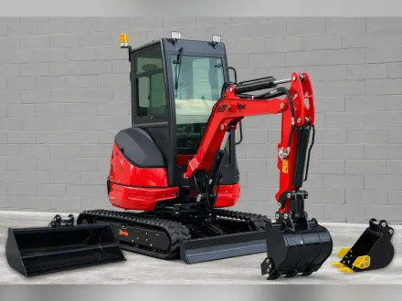 HT25 Mini-Bagger KUBOTA MOTOR + Eimer – RESALE
